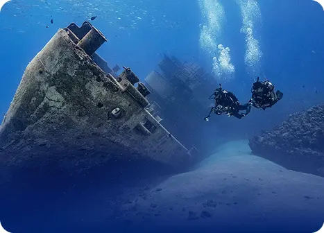 Advanced technical diving sites